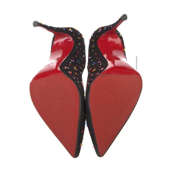 ❤️Christian Louboutin Suede Crystal Pumps❤️ - Picture 5 of 5